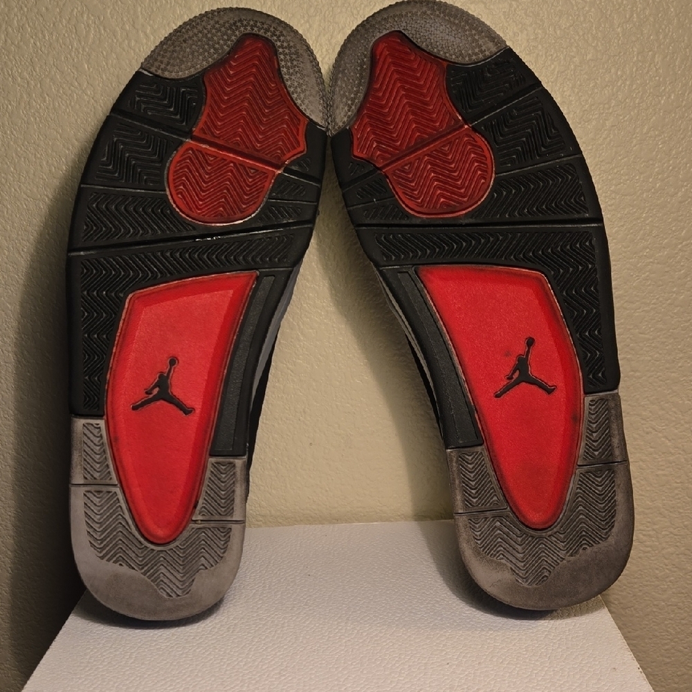 Air Jordan Flight Club 80's Black and Red Sneakers - Picture 5 of 11